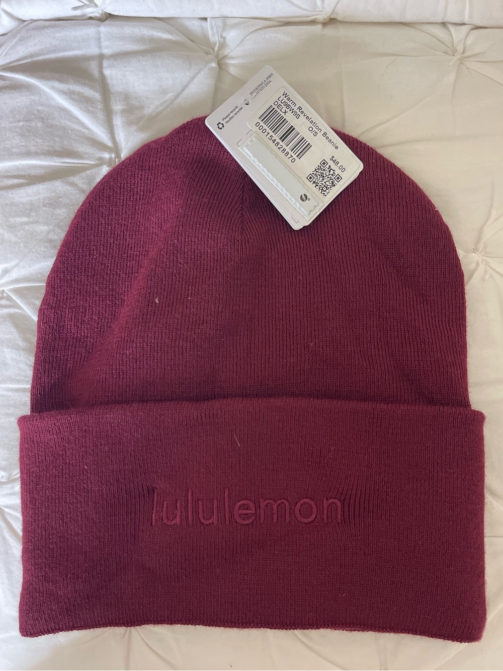 lululemon athletica Ribbed Fold-Over Beanie - Berry